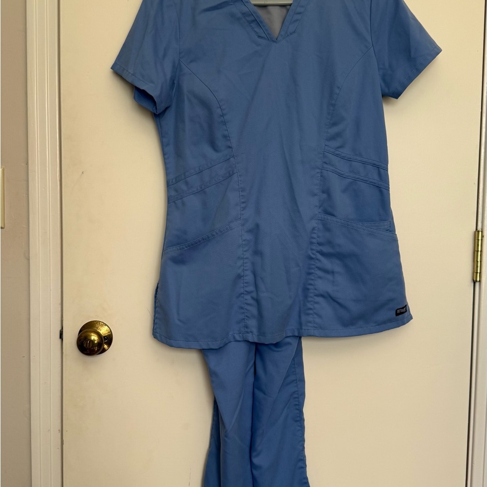 Grey’s Anatomy Uniforms Blue Scrub Set